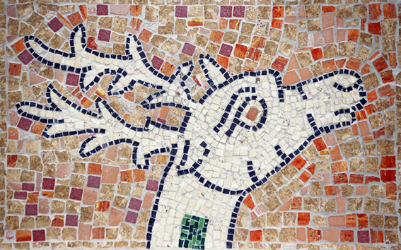 Mosaico cervo